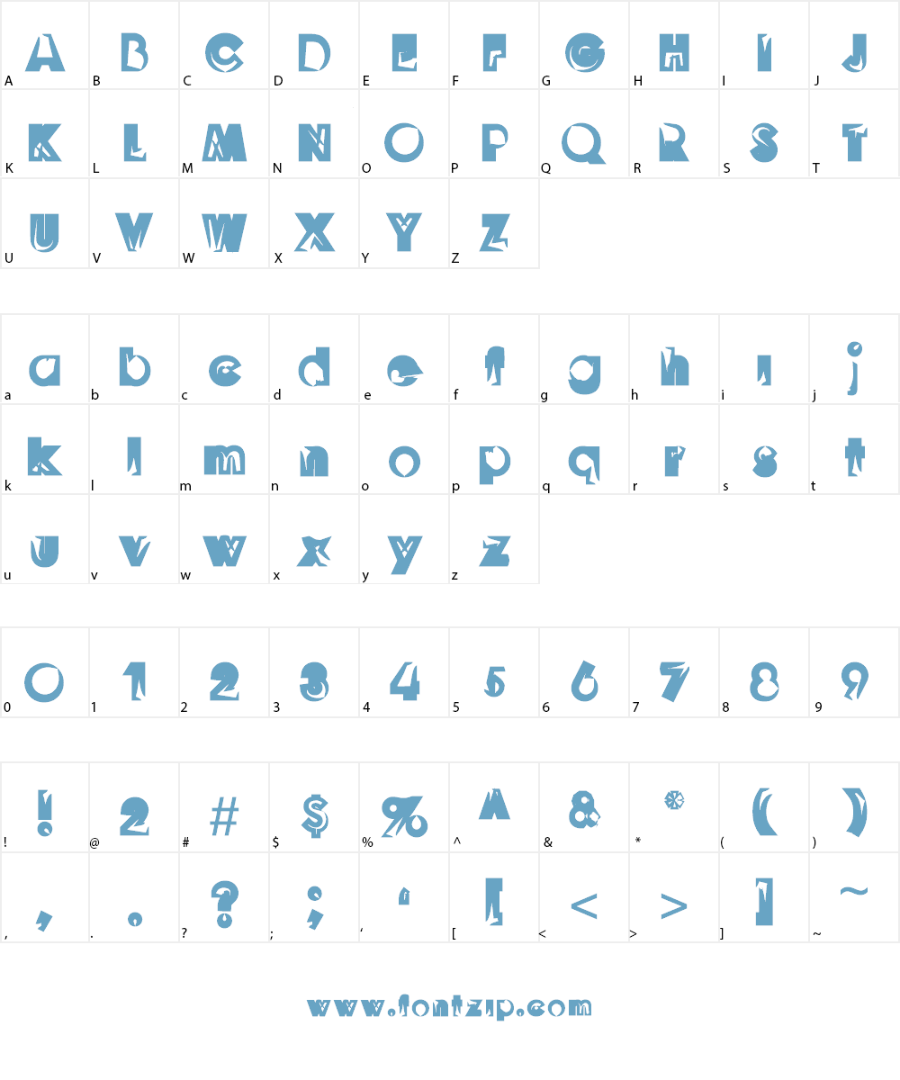 Goonberry Bold Font Character